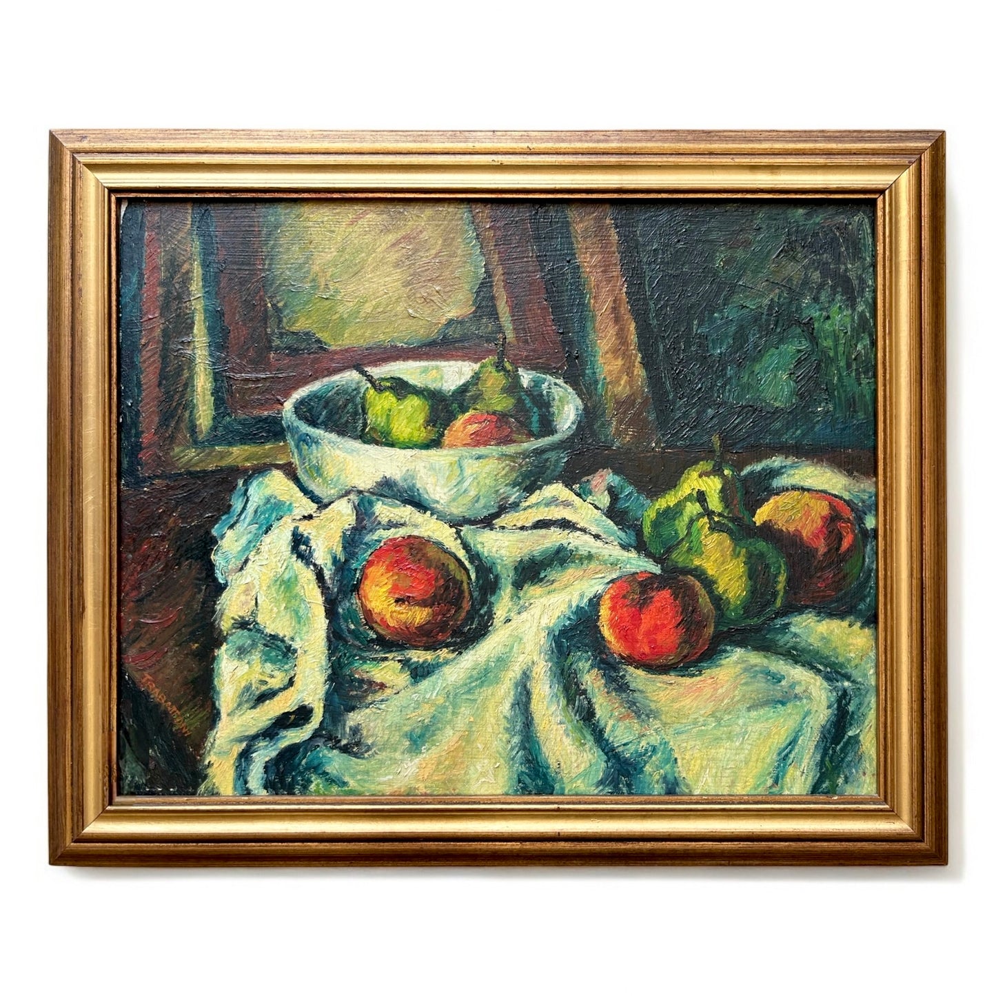 NATURA MORTA di Carlo Trabattoni 50x60cm olio su pannello