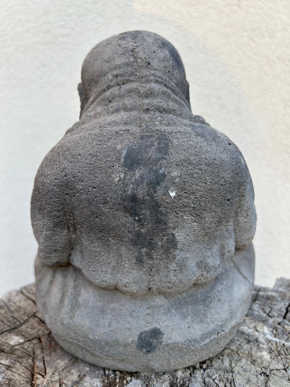 Statua Giardino Zen Shaolin – Scultura in Polvere di Pietra per Spazi Meditativi H 20cm C062