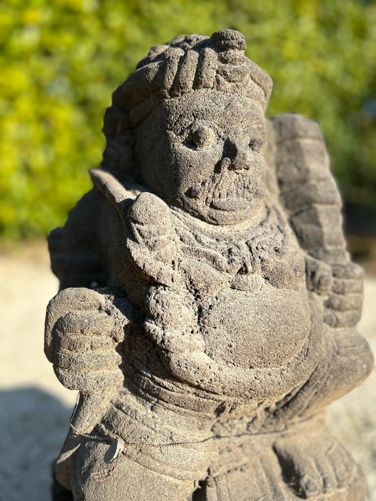 Guardiani DVARAPALE in pietra lavica Altezza 45cm