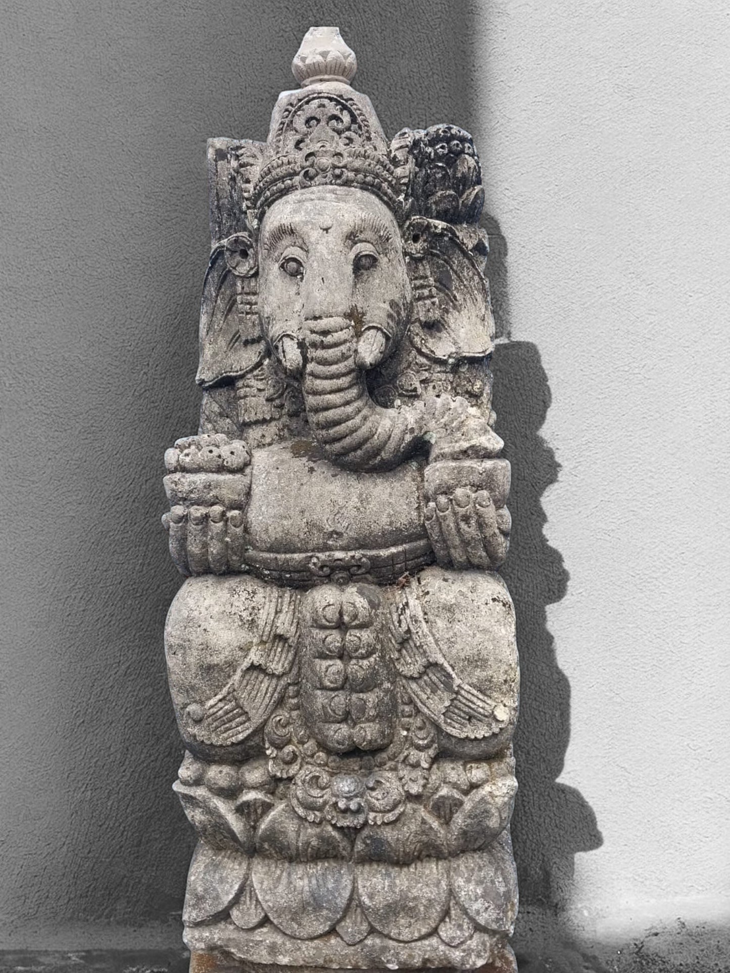 Statua Ganesh in Pietra Naturale H85cm rif. B55