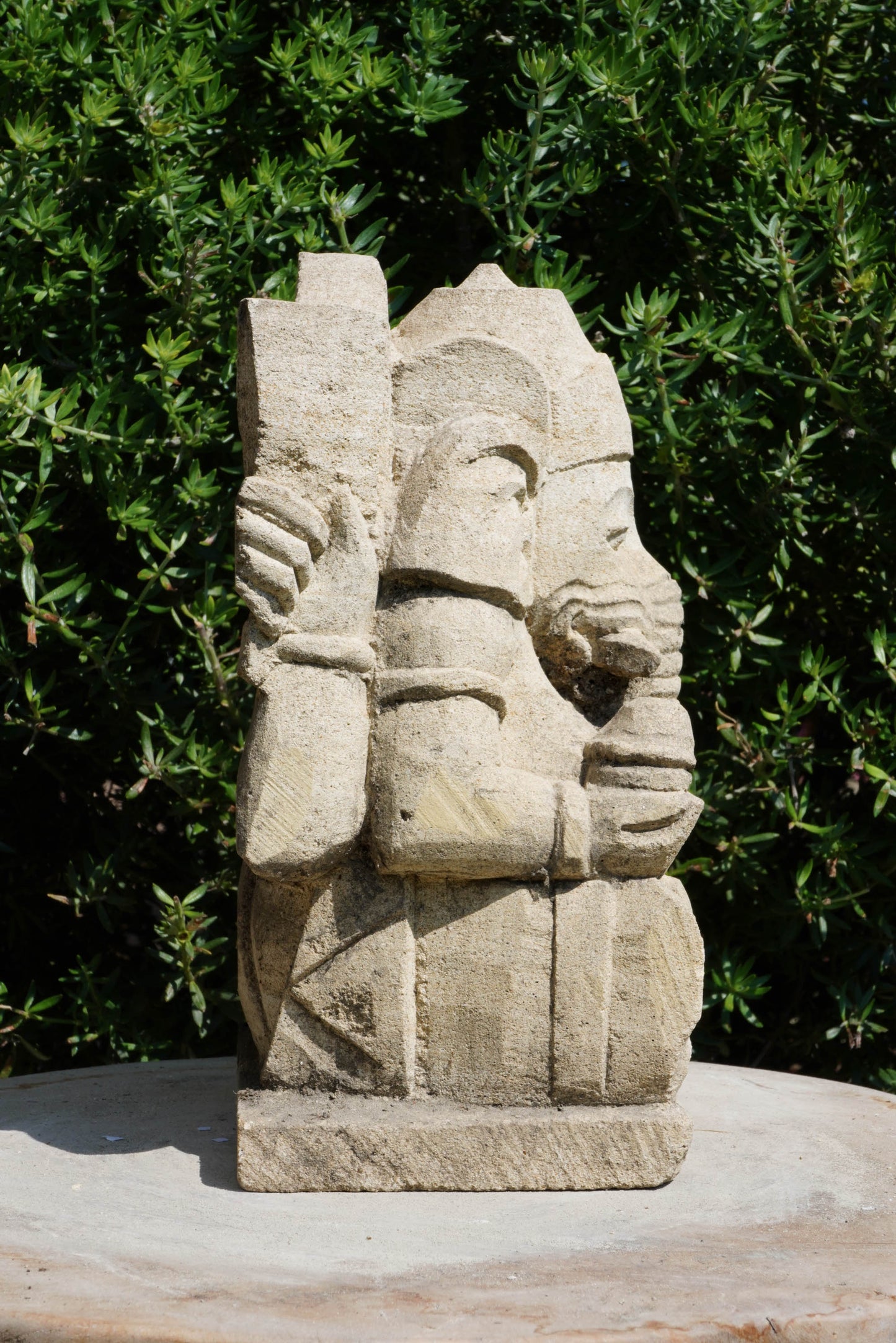 statuetta di GANESH in pietra induismo balinese H20cm rif. D013