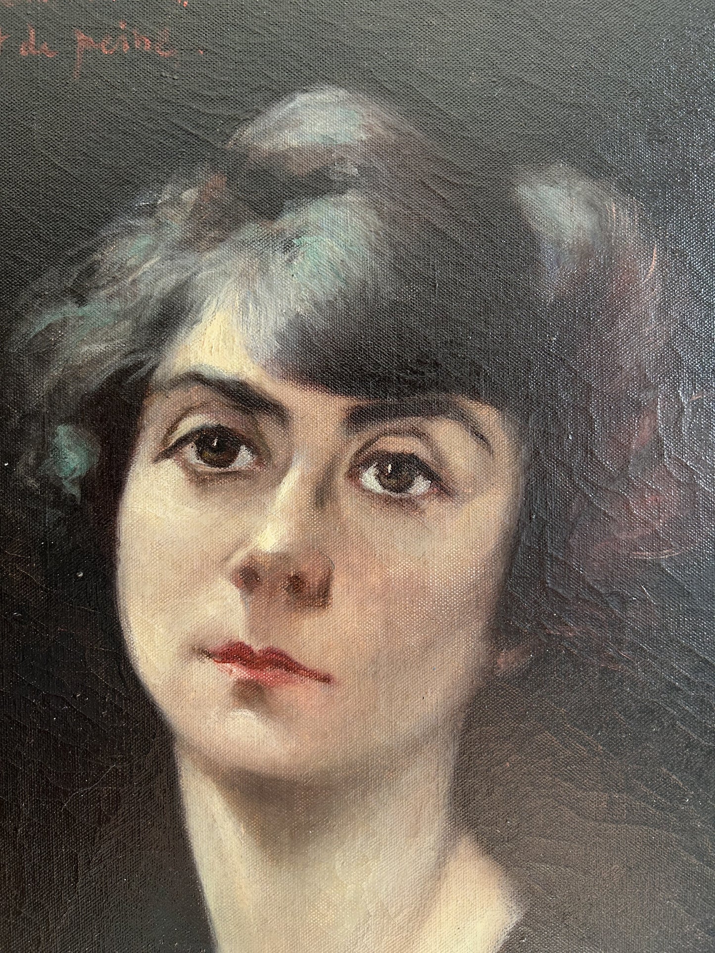 Ritratto con Poesia francese