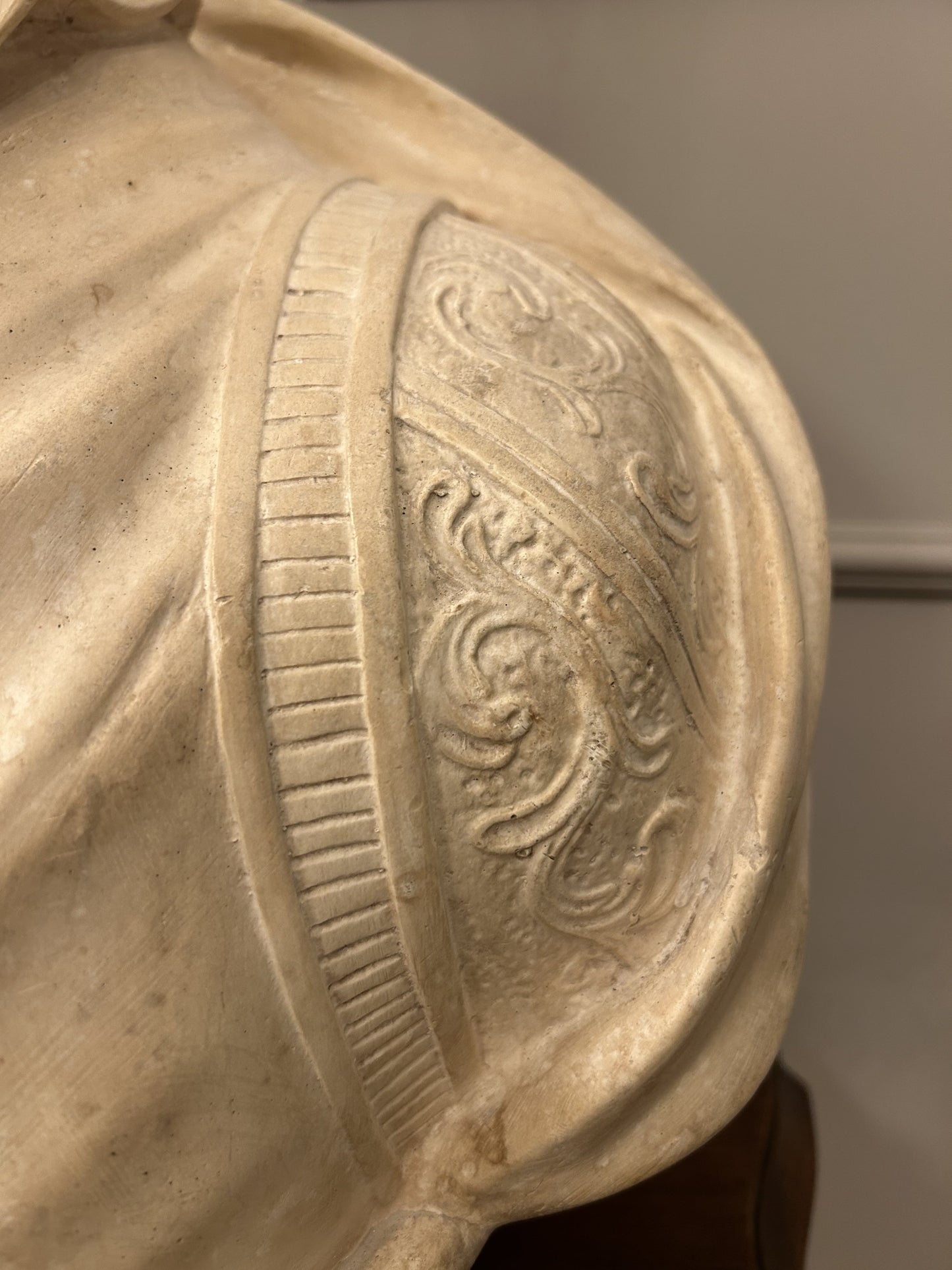 busto in gesso di WILLIAM SHAKESPEARE