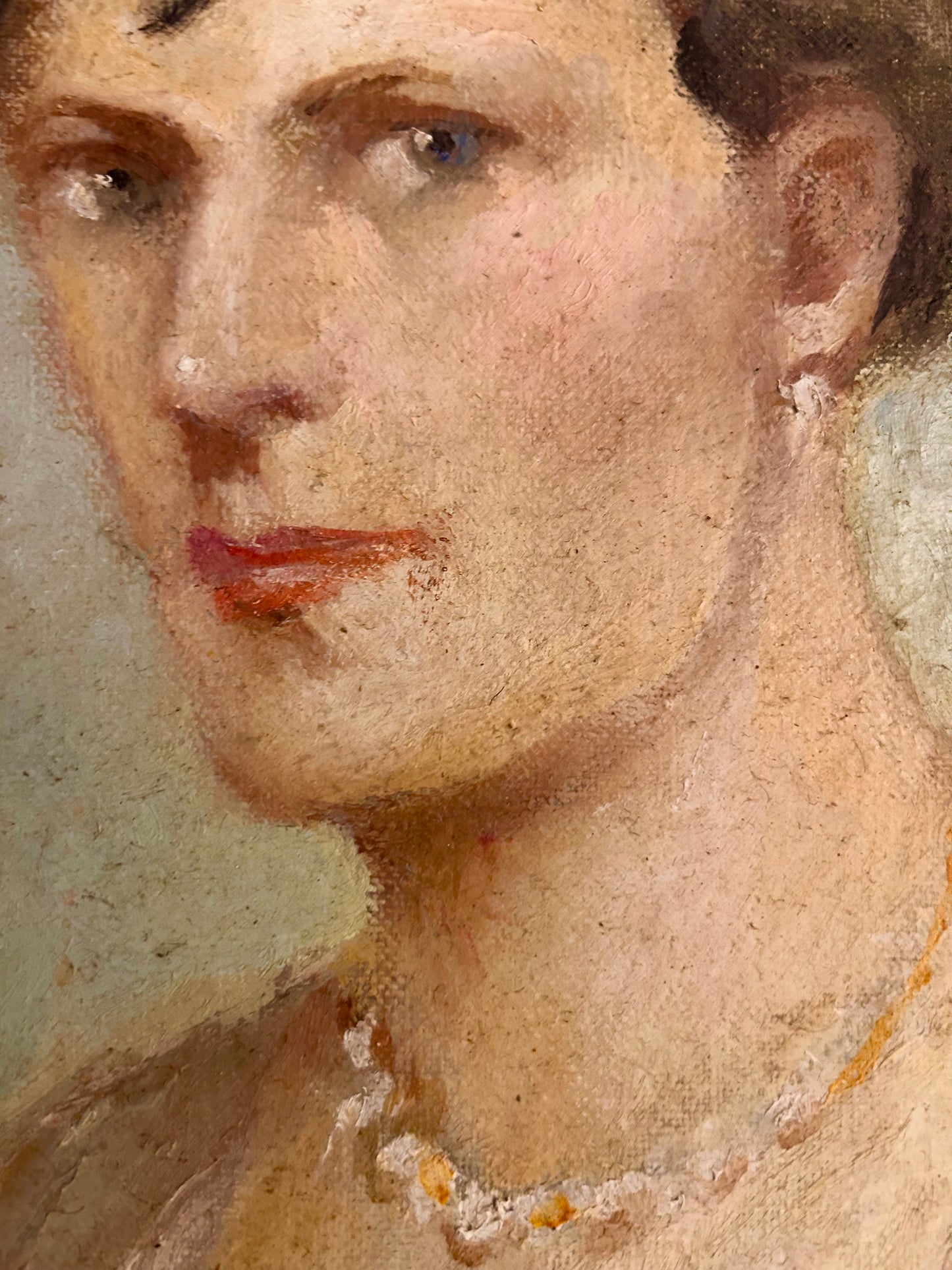 RITRATTO CON ROSA 53x62cm