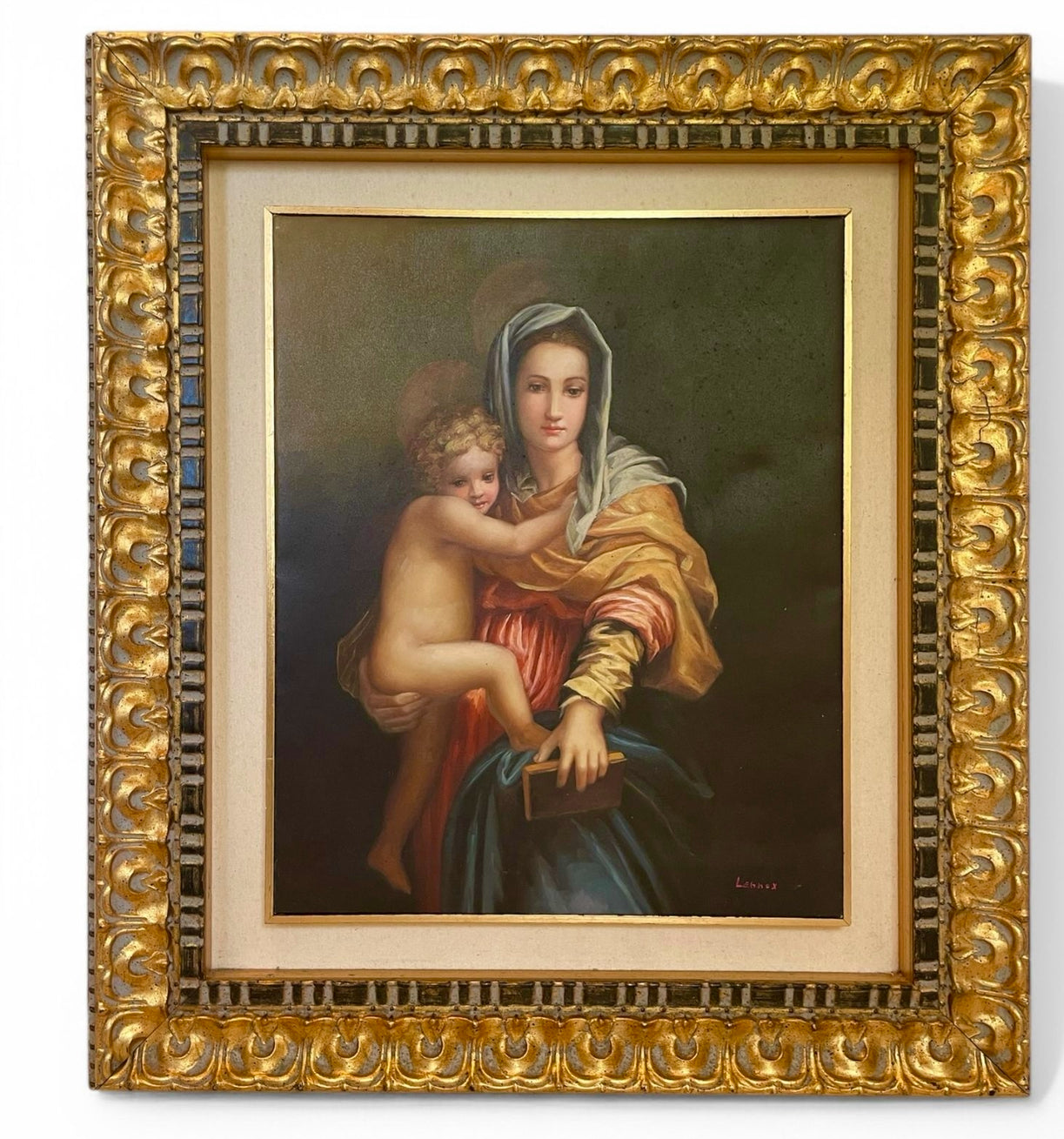 Scuola Europea (XX) da Andrea del Santo Madonna con Bambino