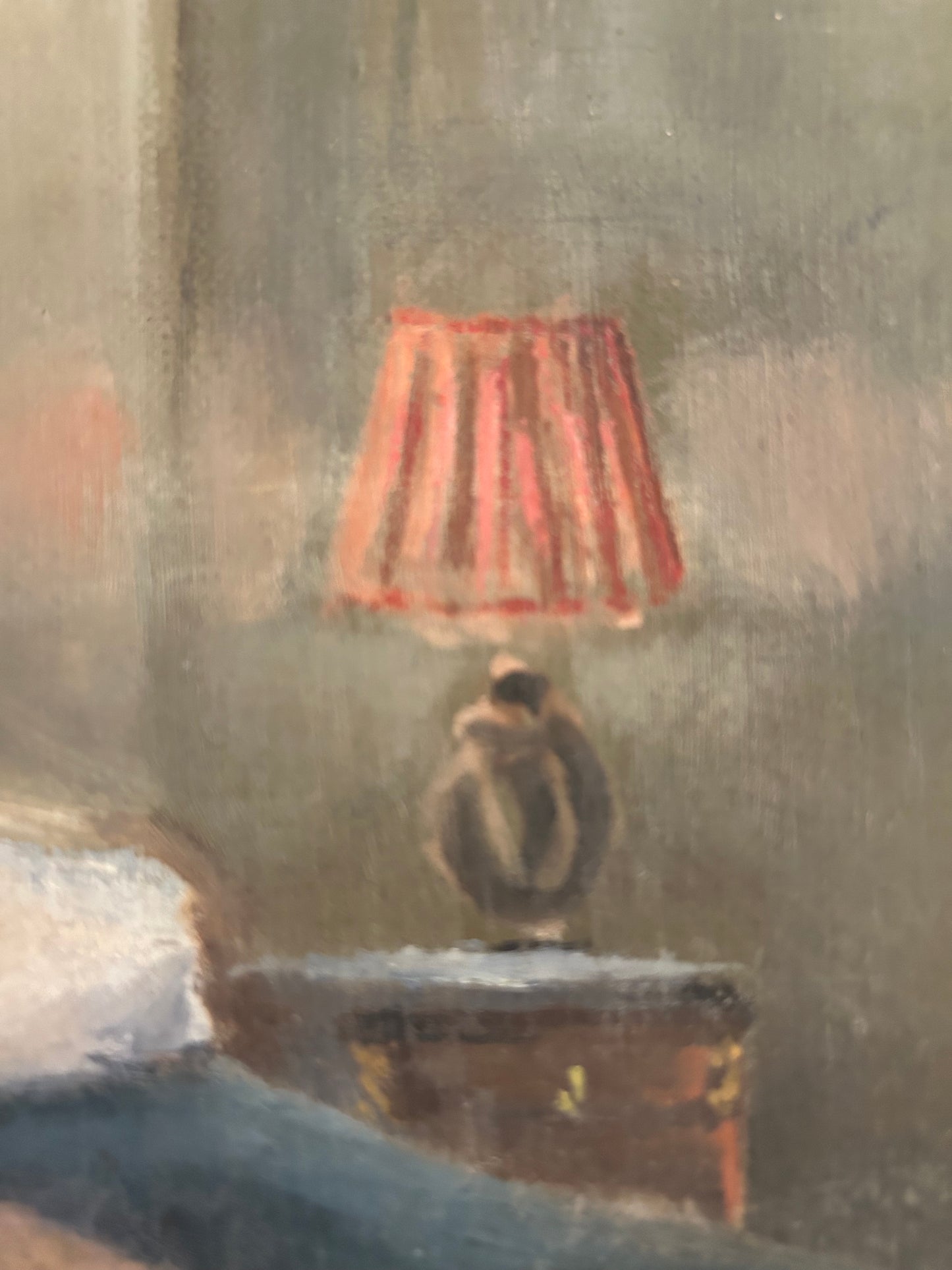 Nudo di donna sdraita. Olio su tela