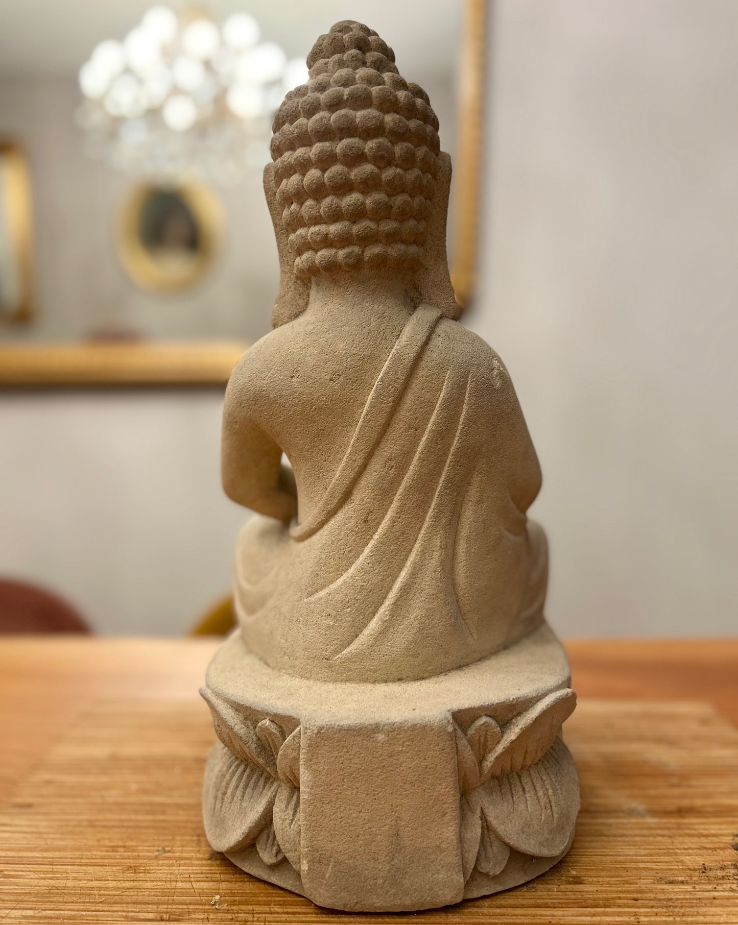 Statua Buddha Seduto in Meditazione H43cm B23
