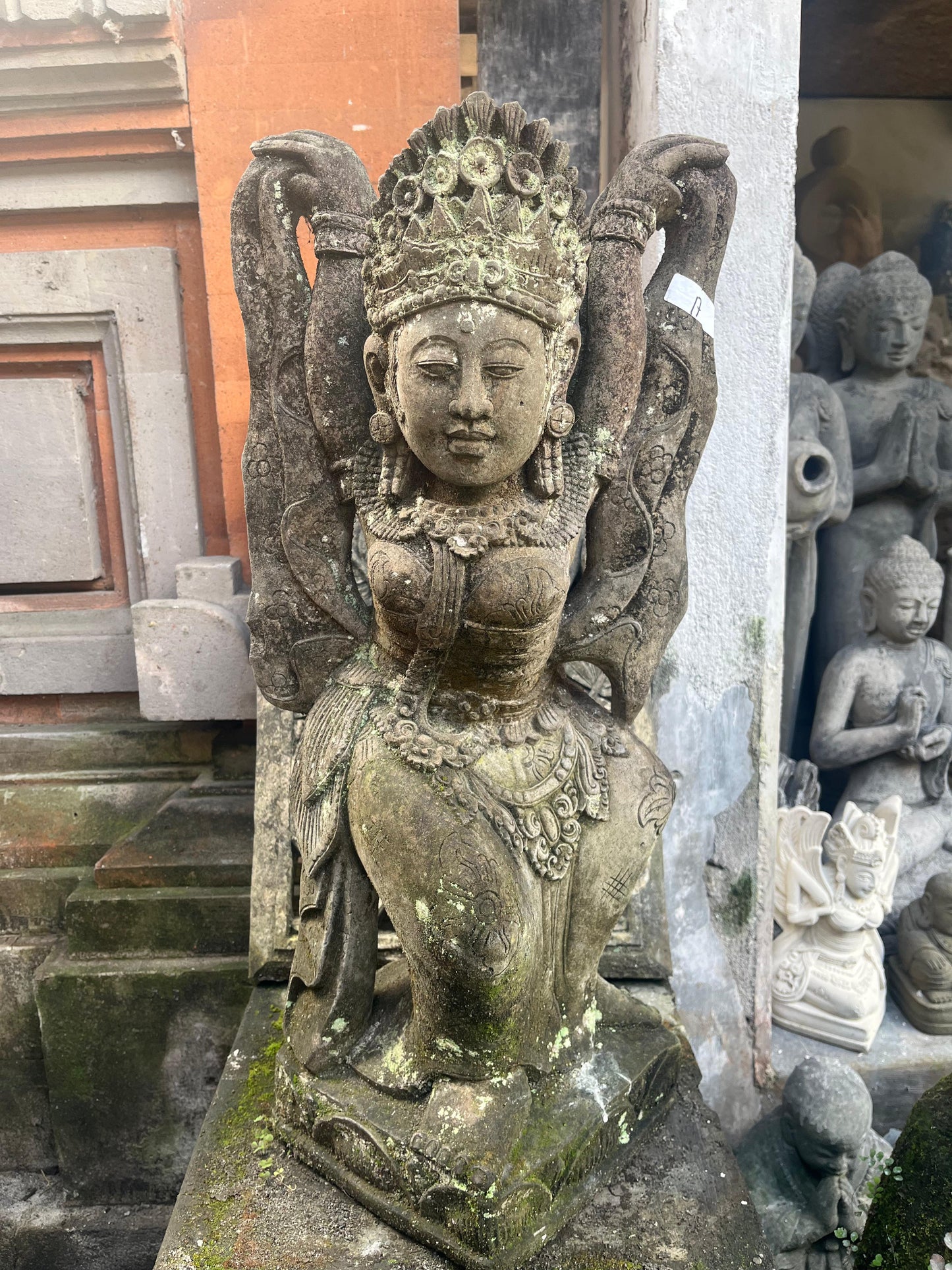 Statua Danzatrice Balinese Oleg Tamulilingan H70cm B17