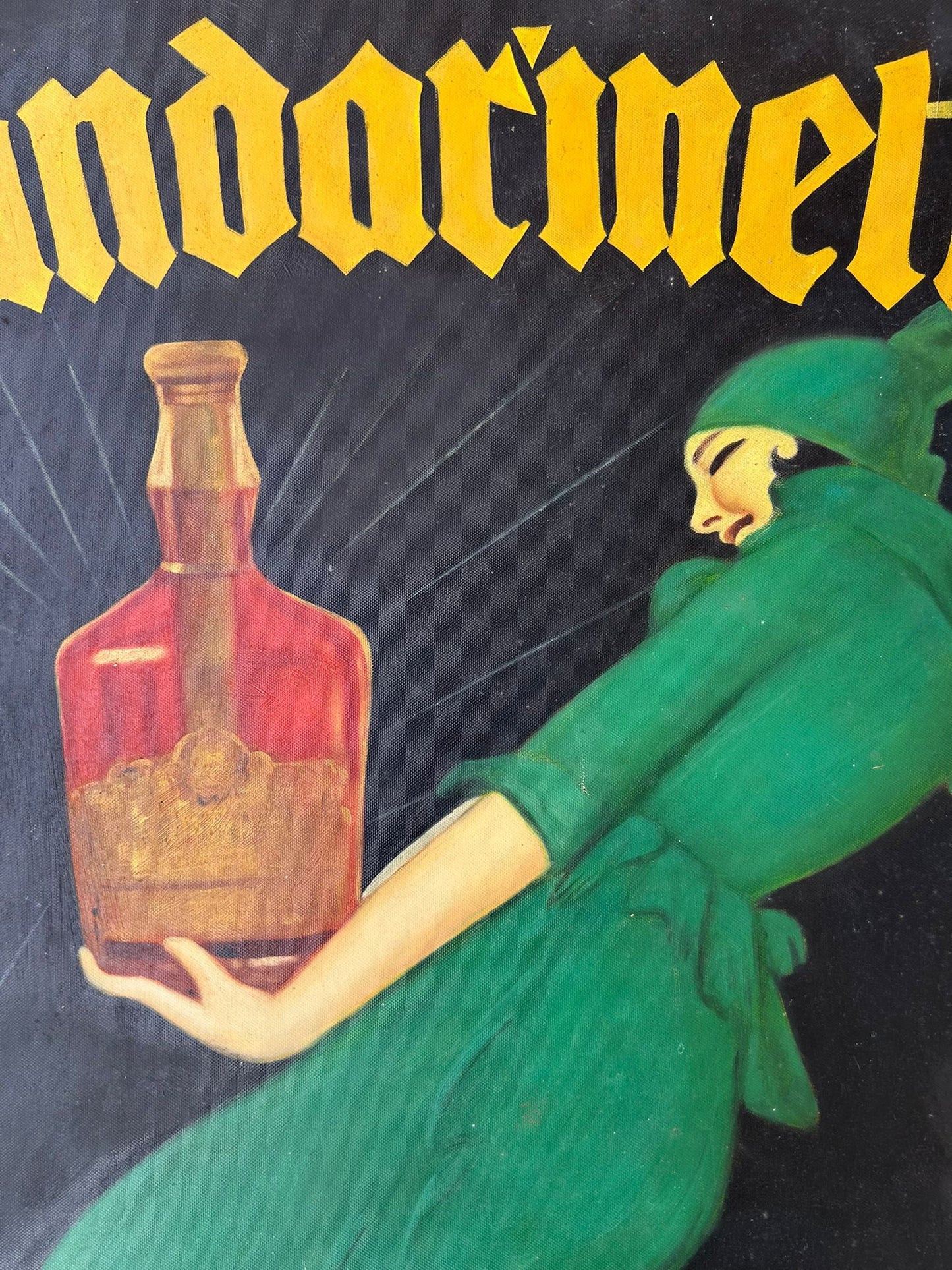 Riproduzione su Tela – “Mandarinetto Isolabella” di Marcello Dudovich – Acrilico su Canvas 96x65cm