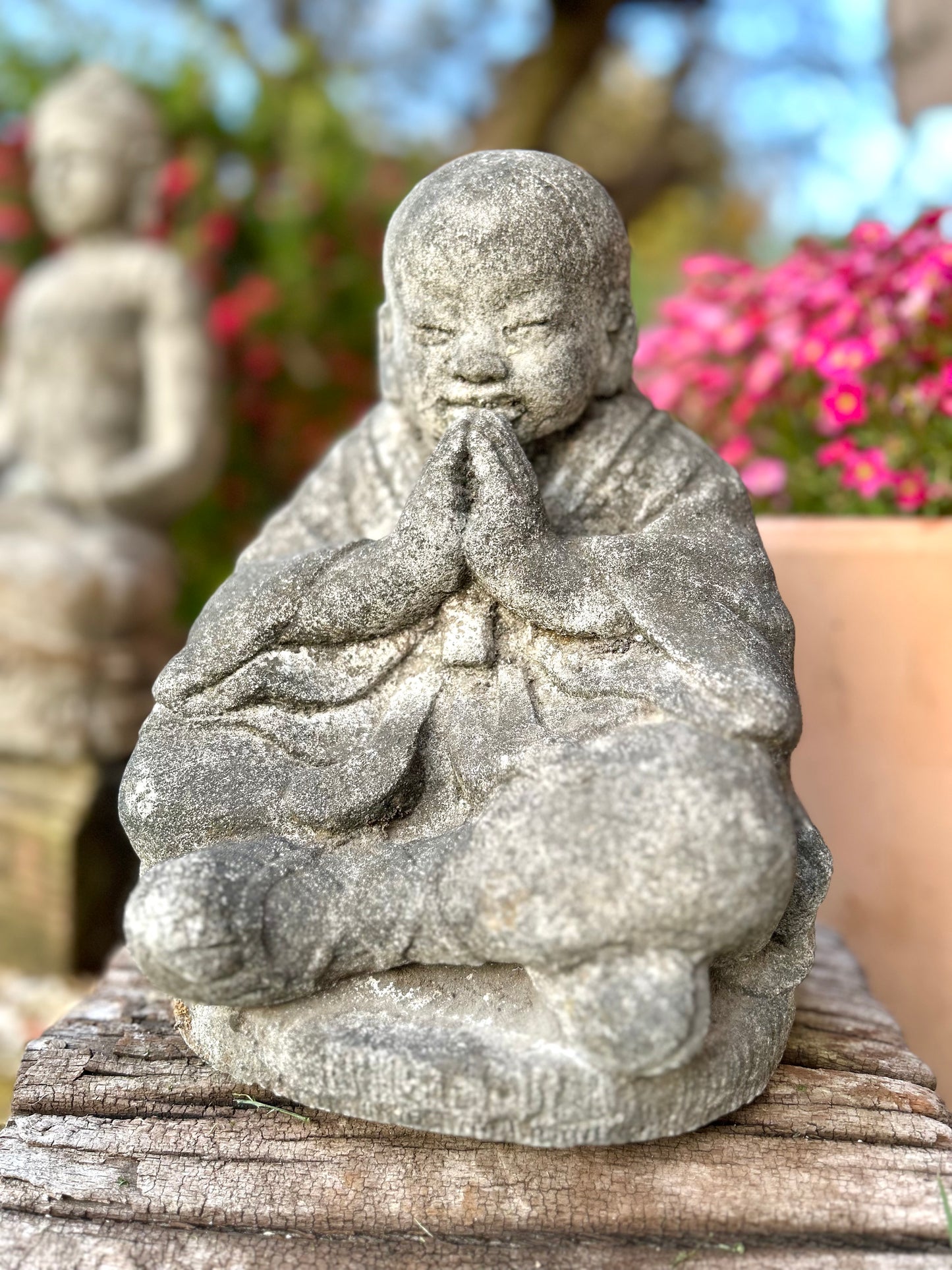 statua shaolin in pietra