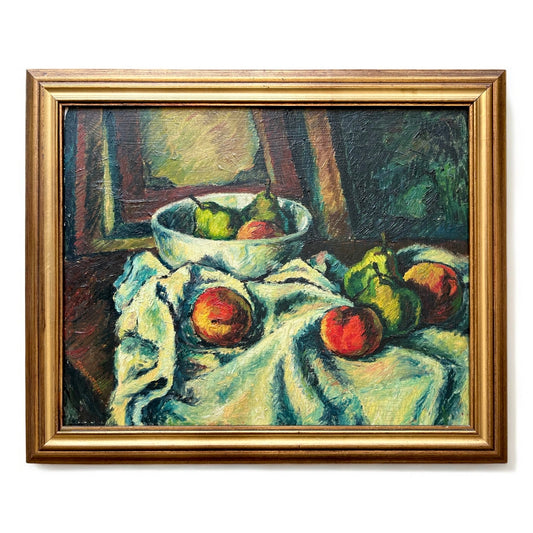 NATURA MORTA di Carlo Trabattoni 50x60cm olio su pannello
