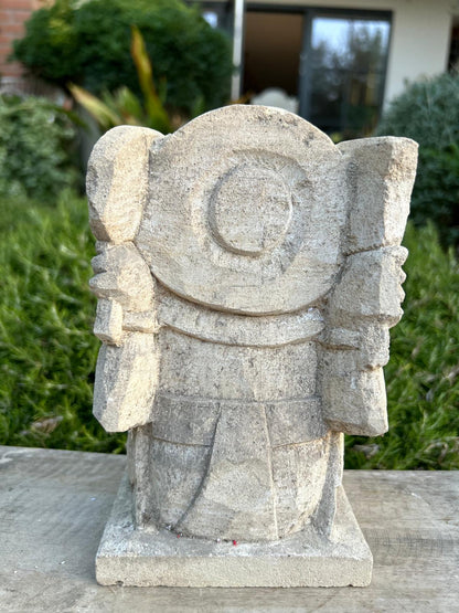 statuetta di GANESH in pietra induismo balinese H20cm rif. D019