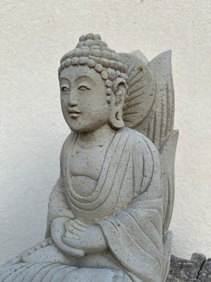 BUDDHA with jar H32cm Ref.B53