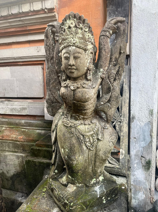 Statua Danzatrice Balinese Oleg Tamulilingan H70cm B17