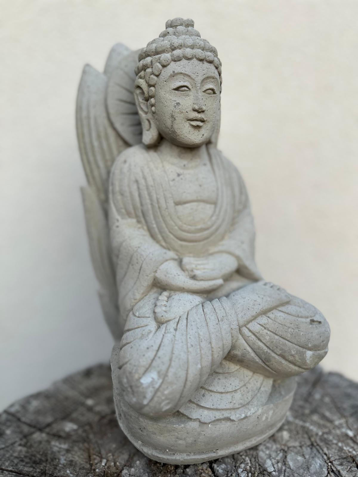 BUDDHA with jar H32cm Ref.B53