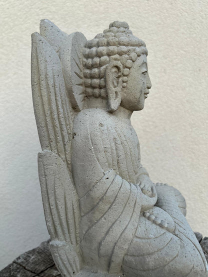 BUDDHA with jar H32cm Ref.B53
