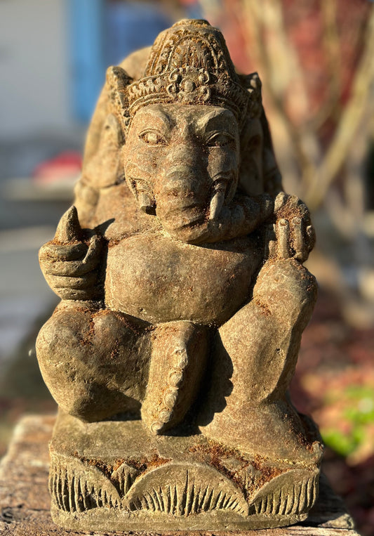 statua di GANESH il Dio degli inizi H33cm rif.B12