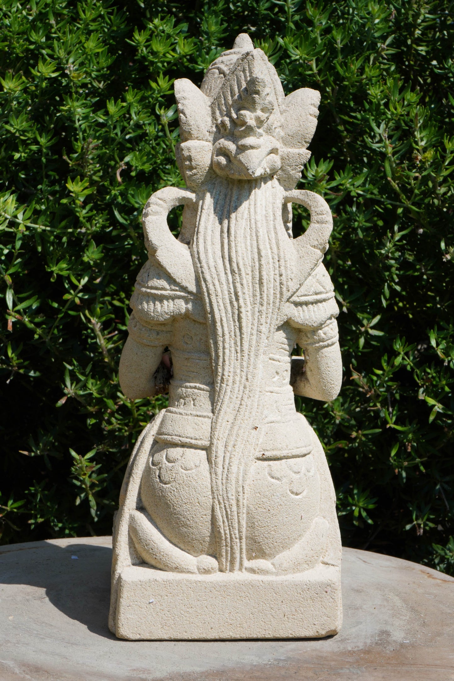 Statuetta Dewi Sri in Pietra 25 cm Dea della Fertilità per Spazi Zen e Interni Spirituali Rif. C005