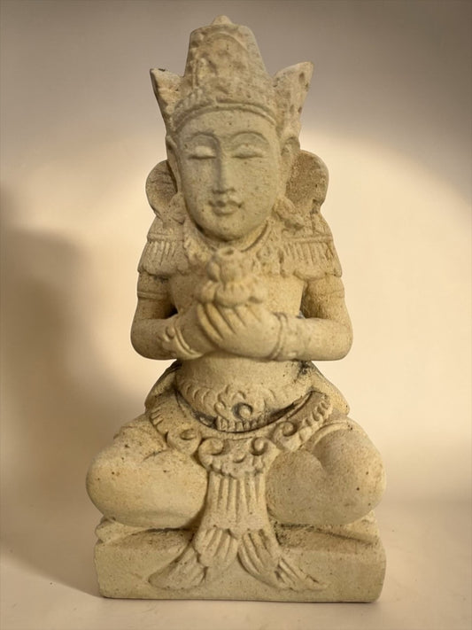 Statuetta di Brahma in Pietra 21 cm divinità induista, Spazi Zen e Interni Spirituali Rif. C008