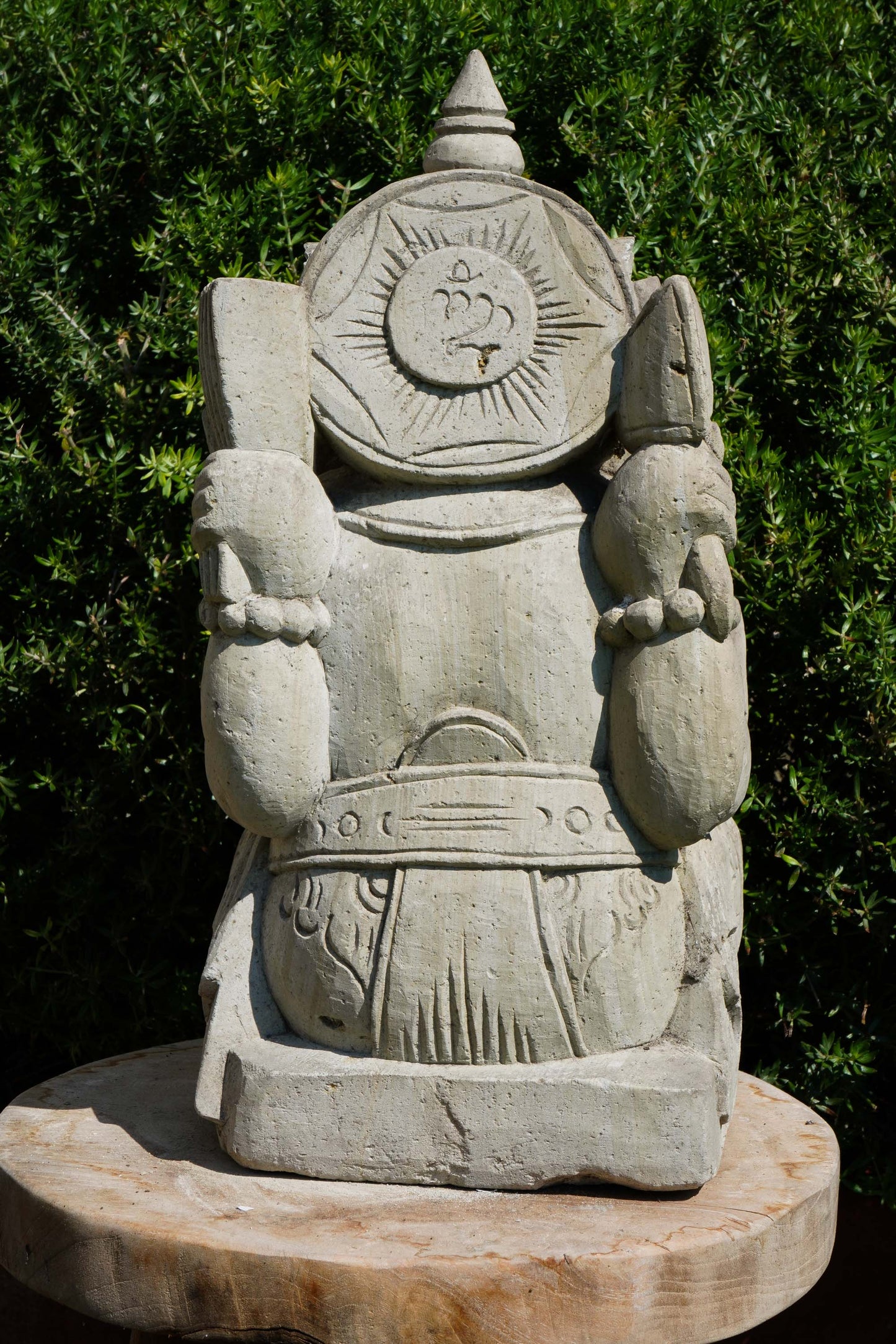 statuetta di GANESH in pietra induismo balinese H40cm rif. C018