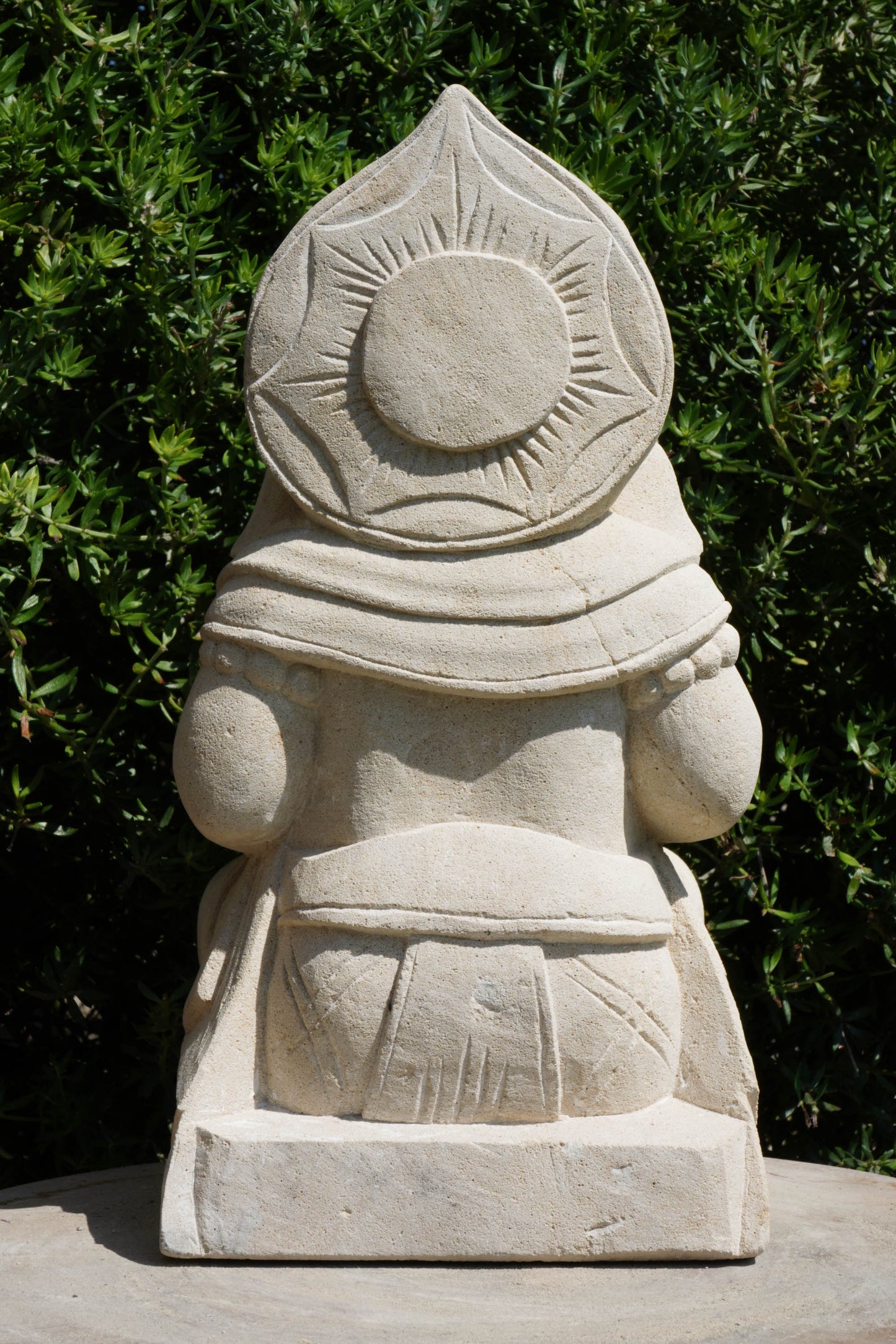 statuetta di GANESH in pietra induismo balinese H 30 cm rif. C021