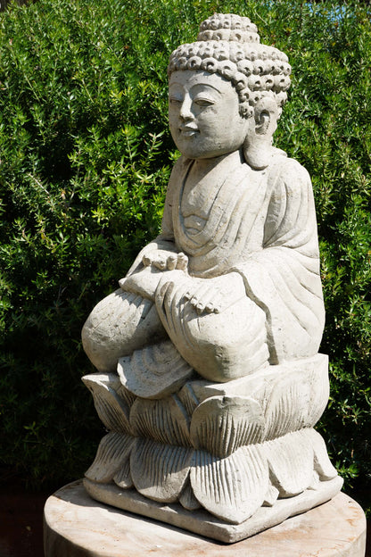 BUDDHA with jar H32cm Ref.B53