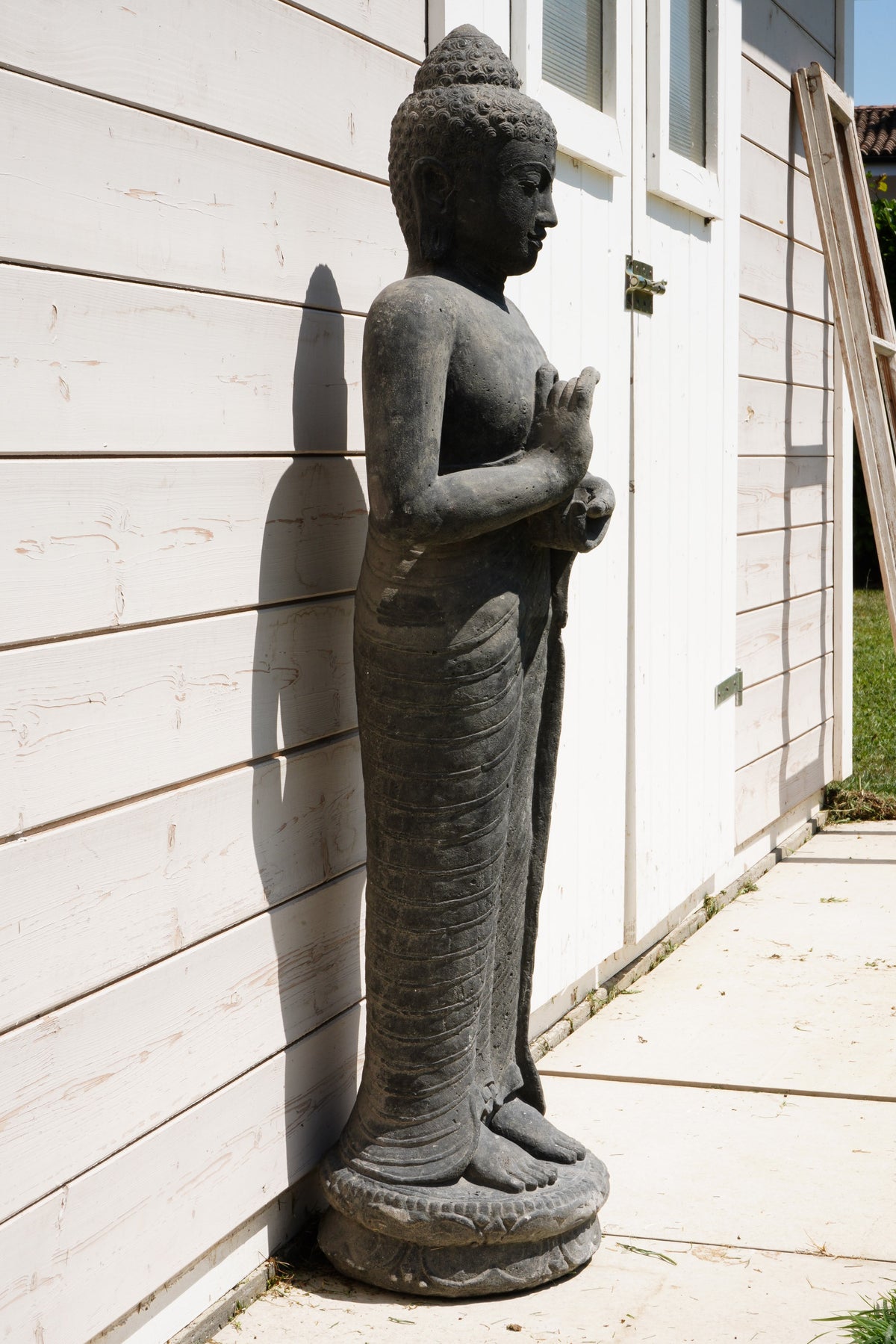 Statua Buddha Antico h 120 cm – Scultura Balinese Originale Rif. C065