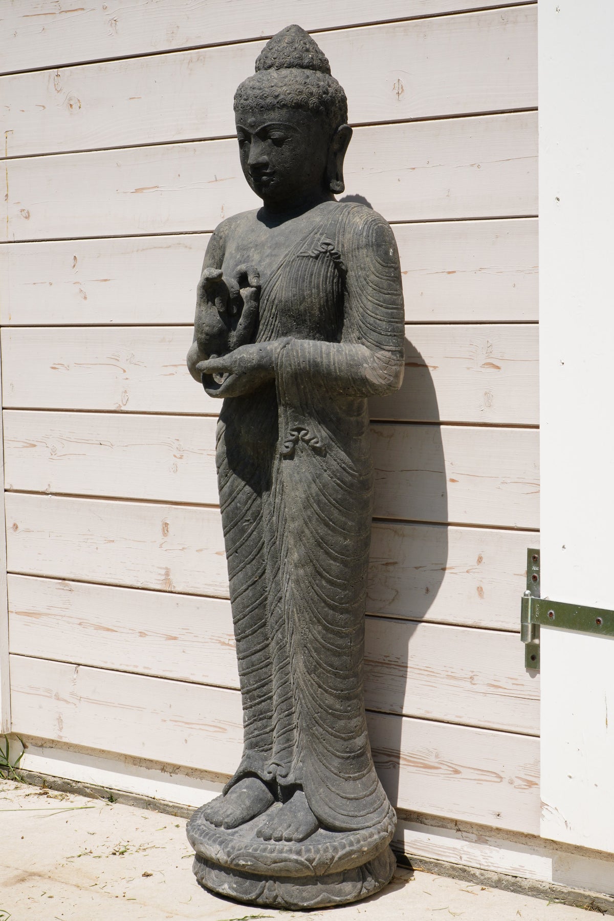 Statua Buddha Antico h 120 cm – Scultura Balinese Originale Rif. C065