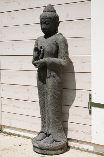 Statua Buddha Antico h 120 cm – Scultura Balinese Originale Rif. C065