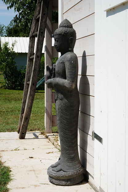 Statua Buddha Antico h 120 cm – Scultura Balinese Originale Rif. C065