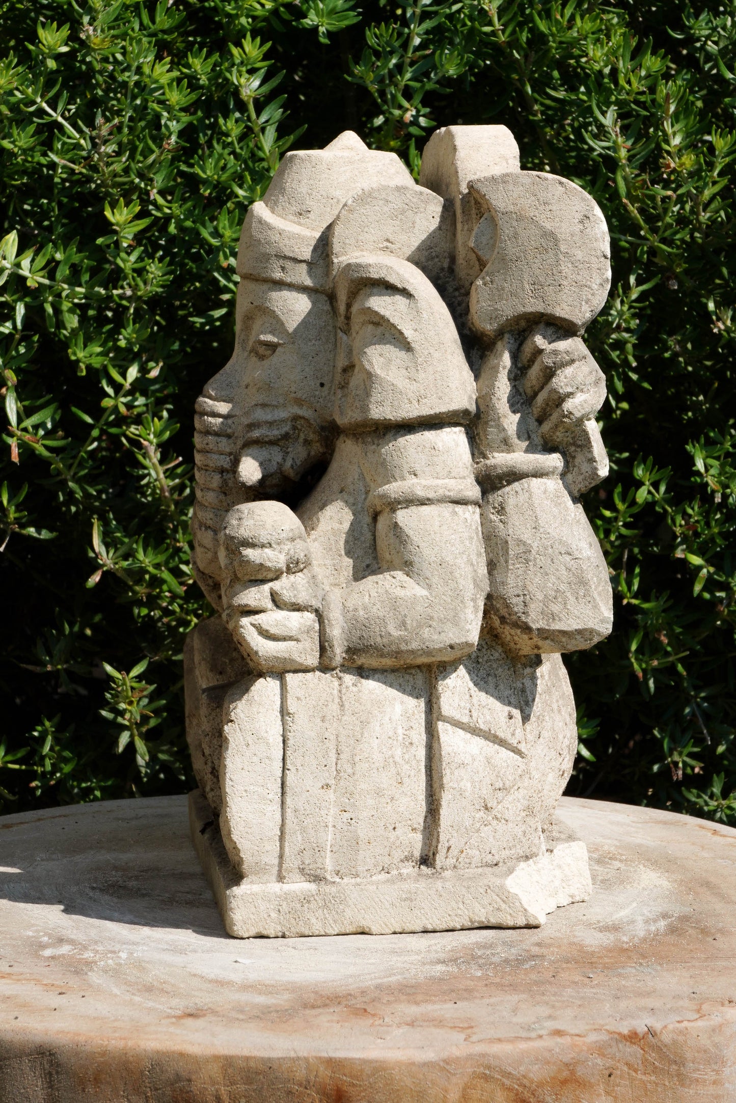statuetta di GANESH in pietra induismo balinese H20cm rif. D015