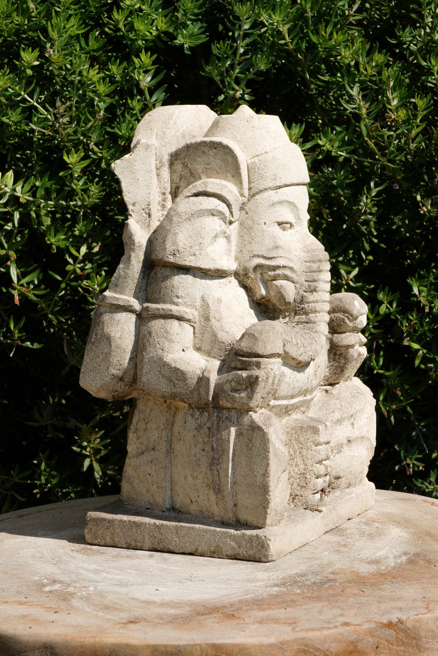 statuetta di GANESH in pietra induismo balinese H20cm rif. D015