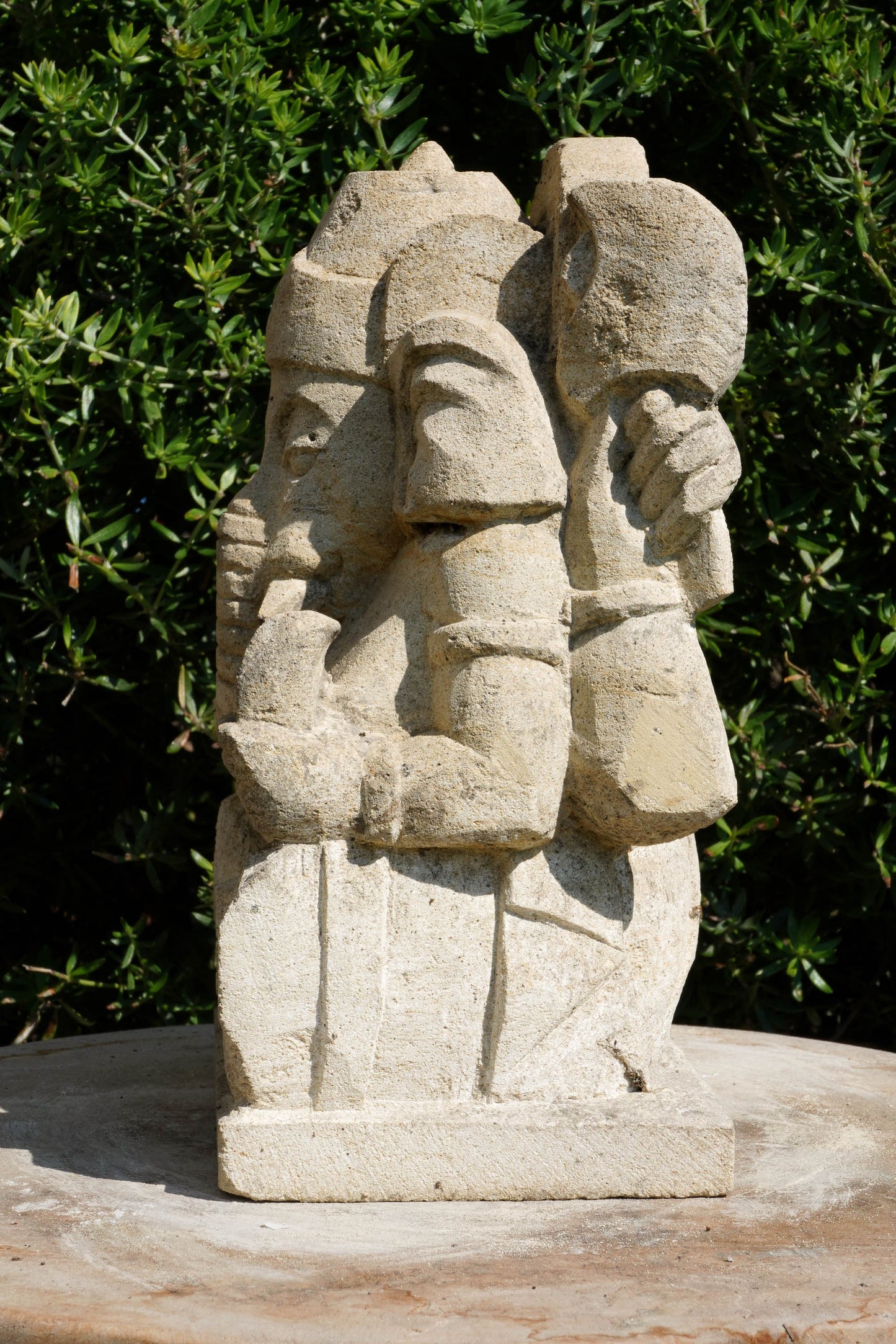 statuetta di GANESH in pietra induismo balinese H20cm rif. D016