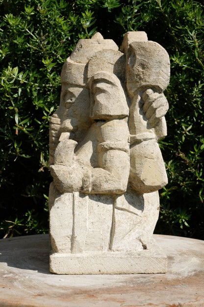 statuetta di GANESH in pietra induismo balinese H20cm rif. D016