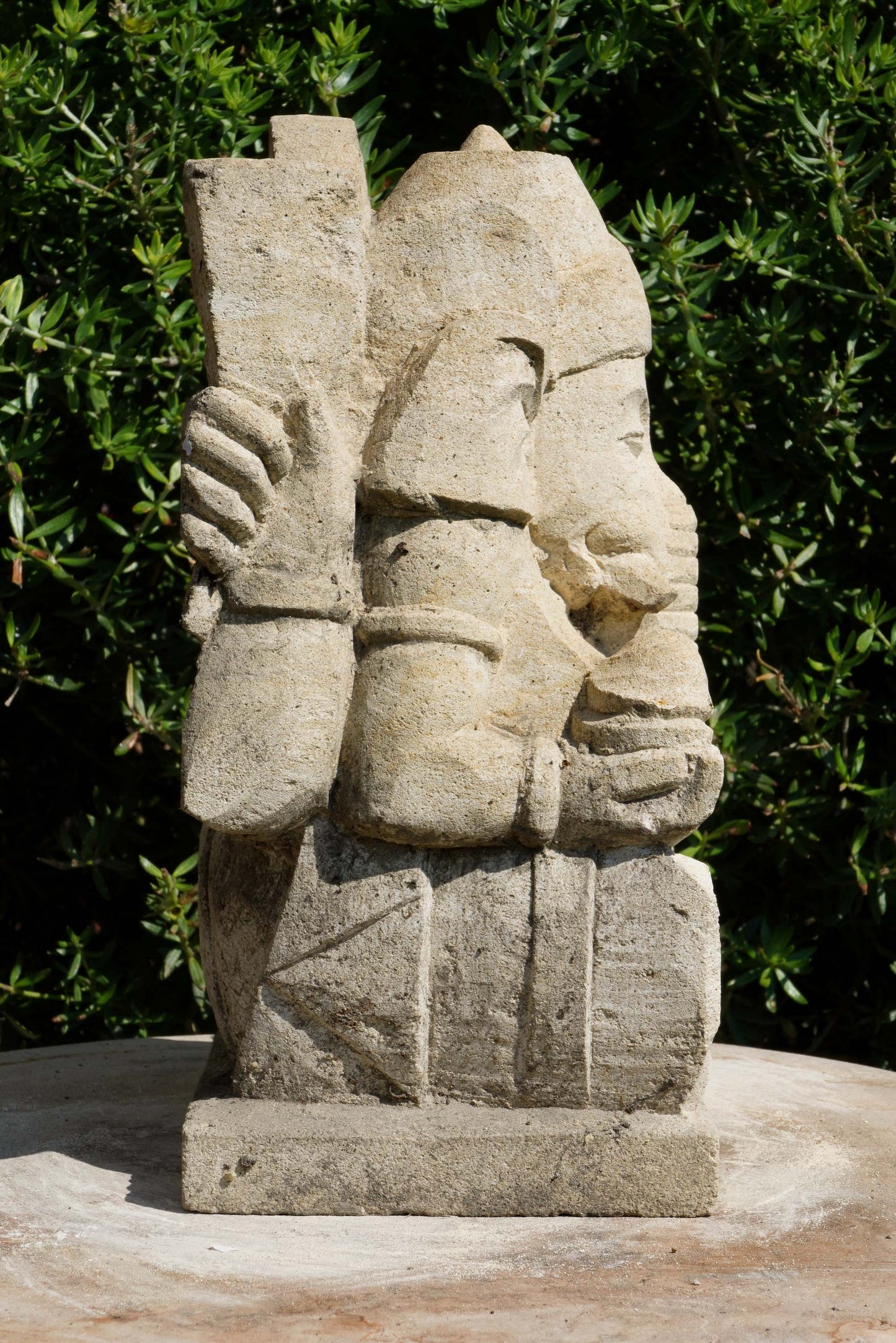 statuetta di GANESH in pietra induismo balinese H20cm rif. D016