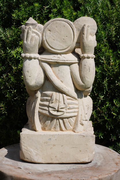statuetta di GANESH in pietra induismo balinese H30cm rif. D007