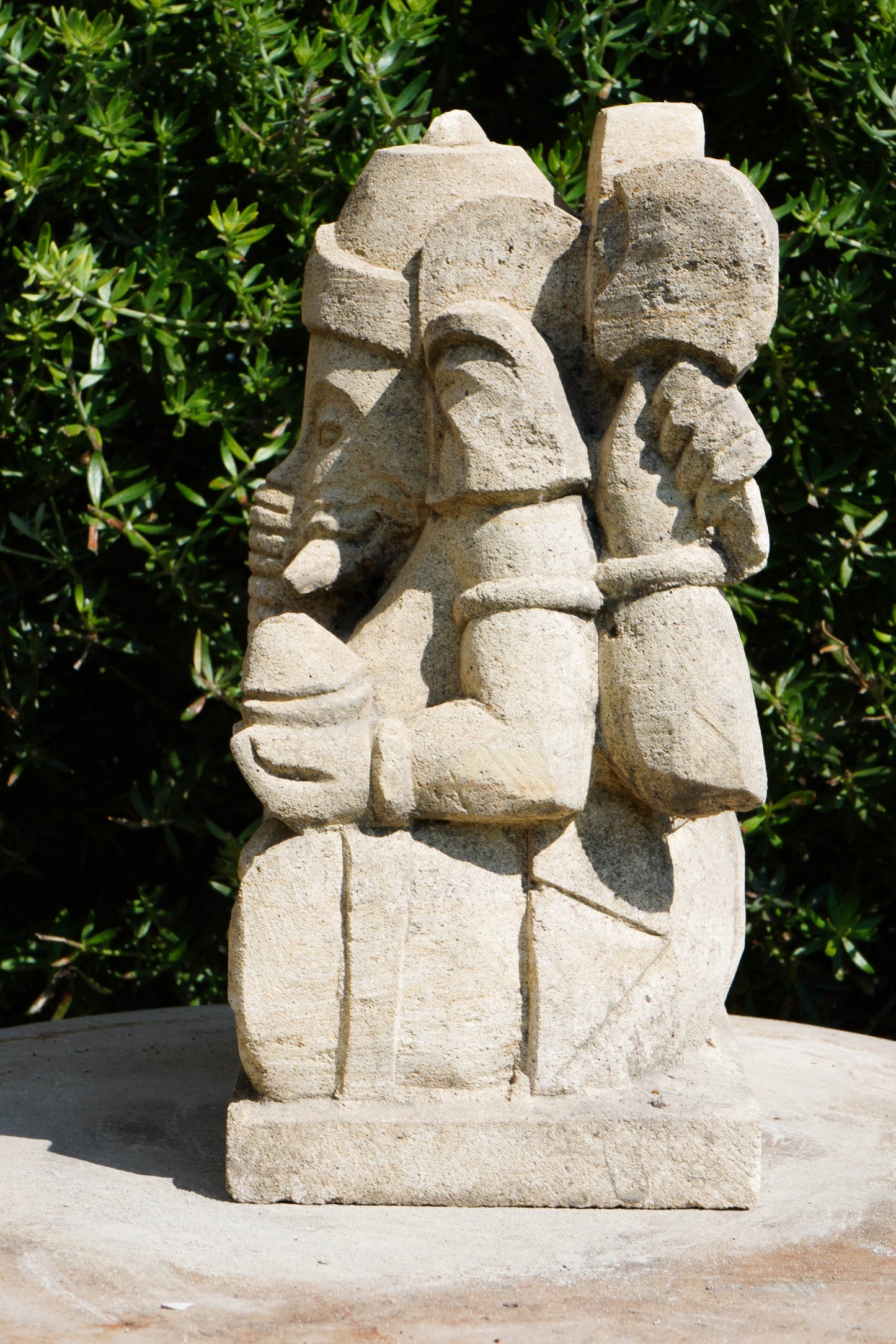 statuetta di GANESH in pietra induismo balinese H20cm rif. D022