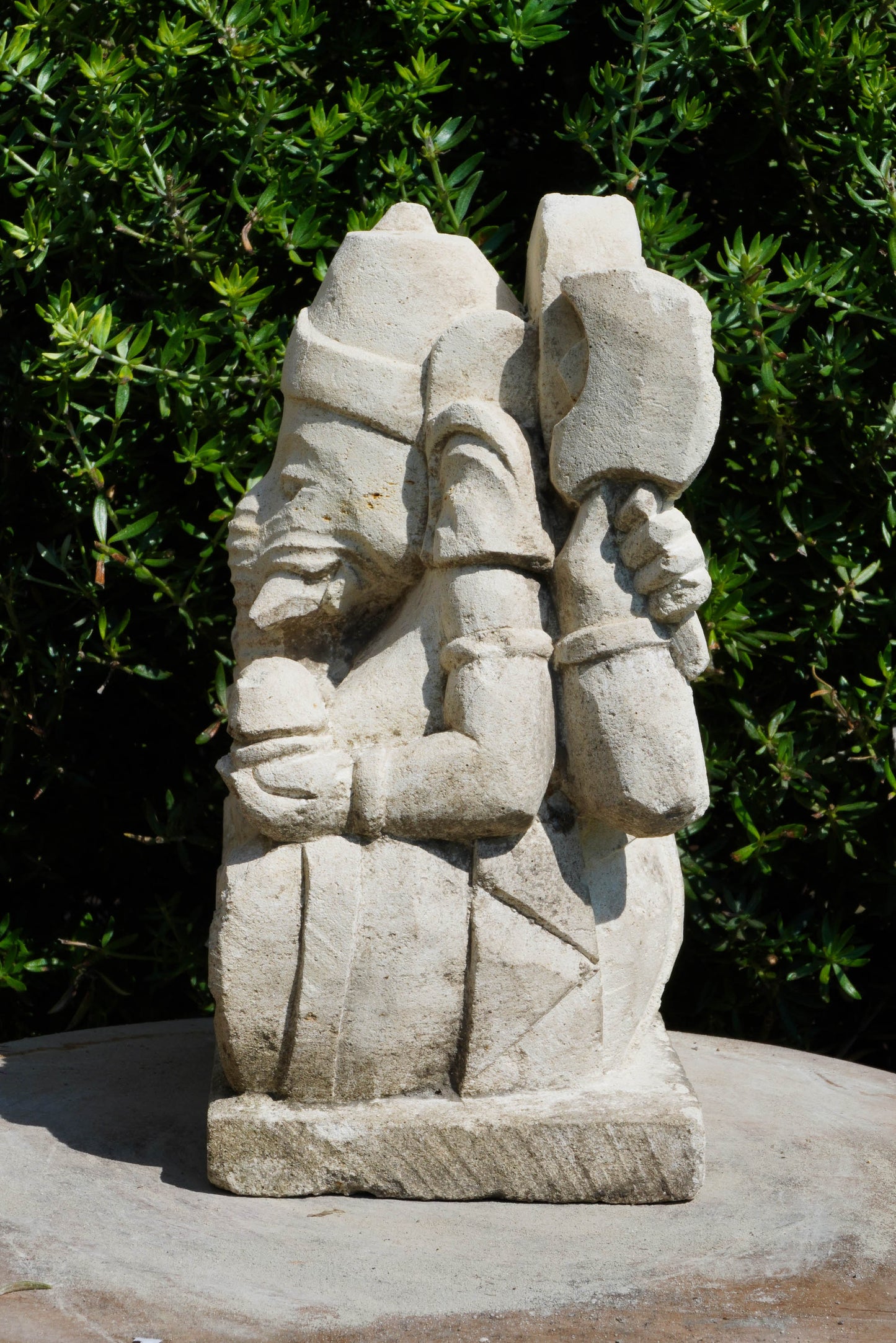 statuetta di GANESH in pietra induismo balinese H20cm rif. D023