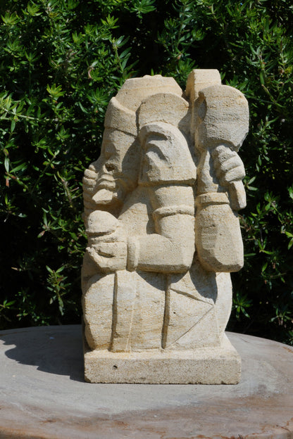 statuetta di GANESH in pietra induismo balinese H20cm rif. D024