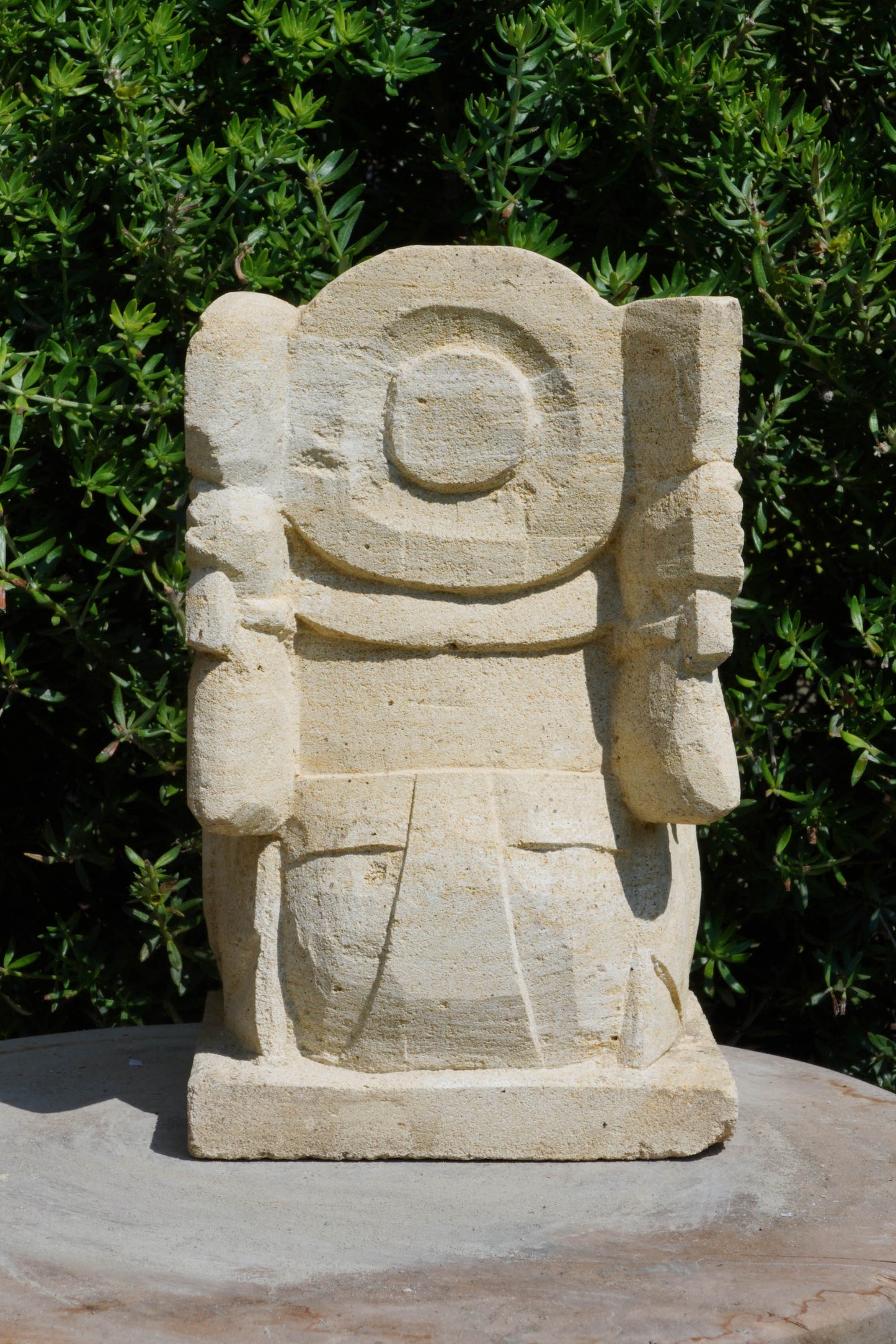 statuetta di GANESH in pietra induismo balinese H20cm rif. D024