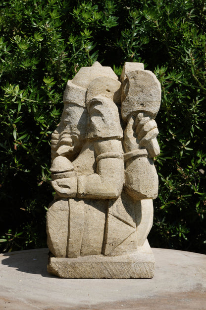 statuetta di GANESH in pietra induismo balinese H20cm rif. D014