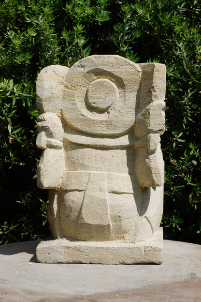 statuetta di GANESH in pietra induismo balinese H20cm rif. D014