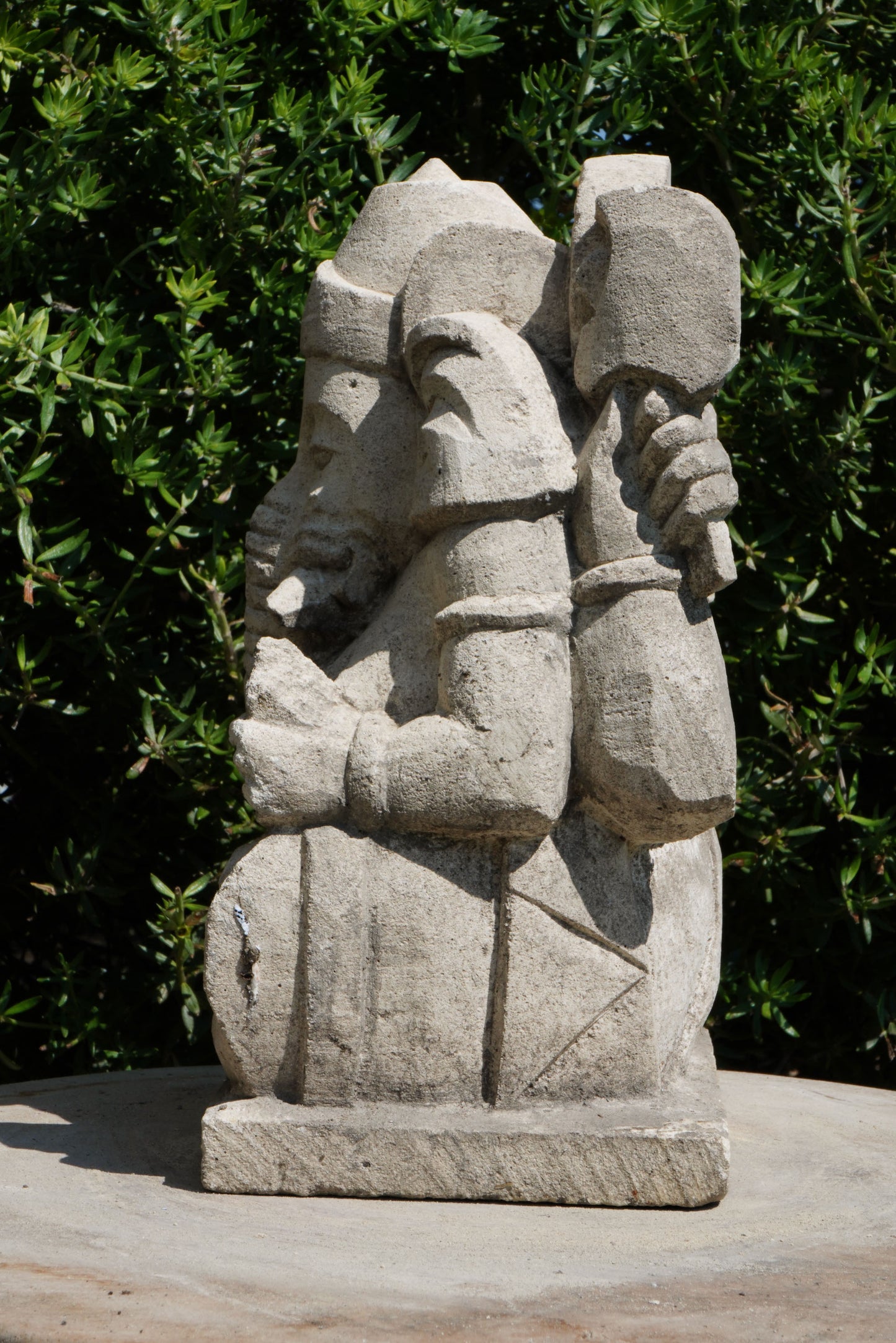 statuetta di GANESH in pietra induismo balinese H20cm rif. D018
