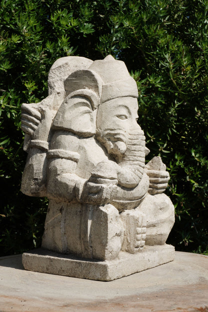 statuetta di GANESH in pietra induismo balinese H20cm rif. D018
