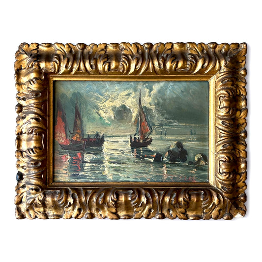 RIFLESSI AL TRAMONTO  di Luigi Riboldi 34x45cm
