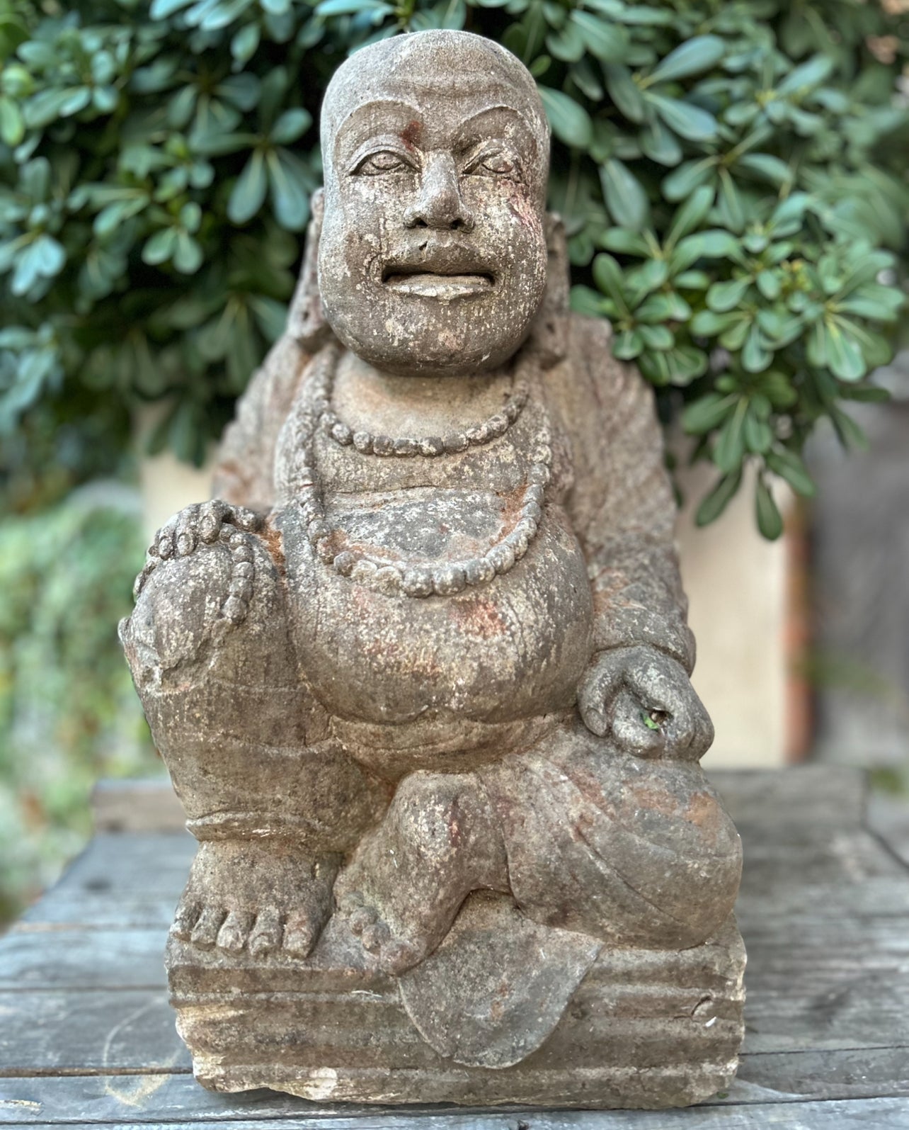BUDDHA CON CORONA altezza 46cm