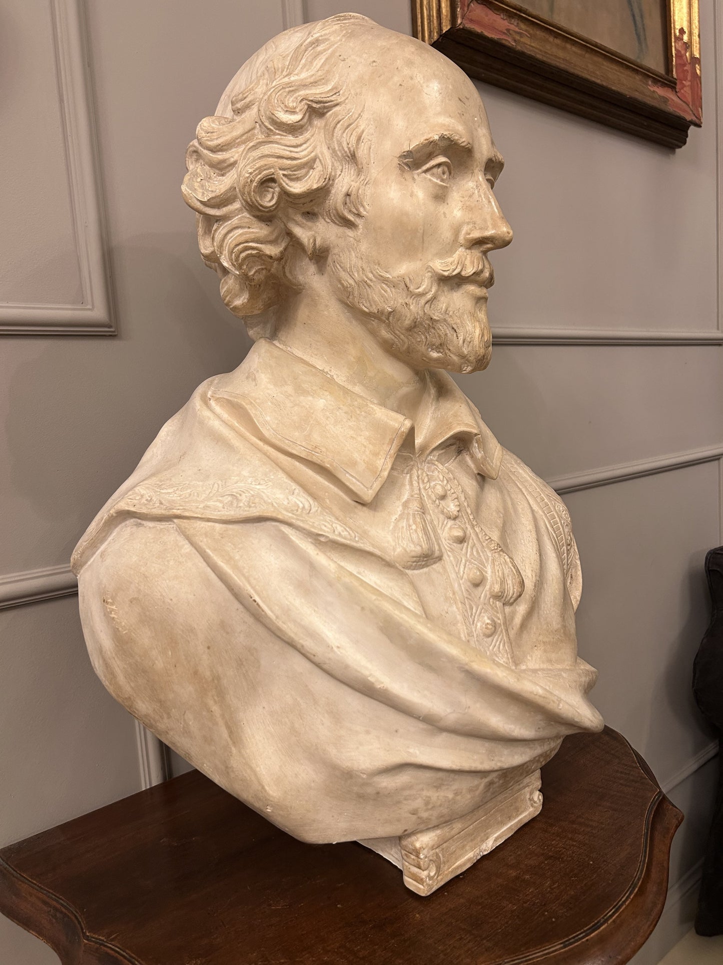 busto in gesso di WILLIAM SHAKESPEARE