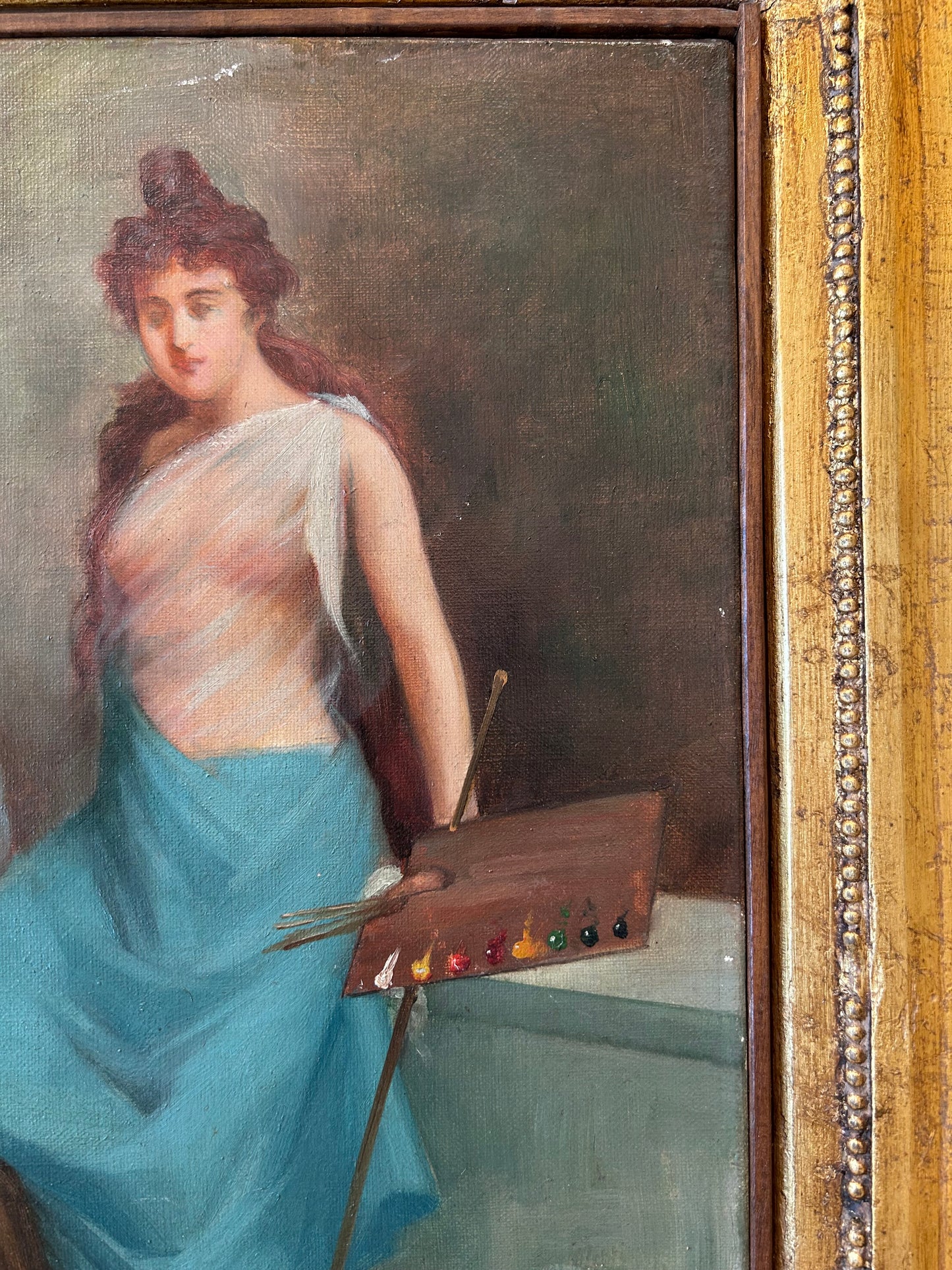 AUTORITRATTO DELLA VENERE. diciannovesimo secolo olio su tela 48x65cm