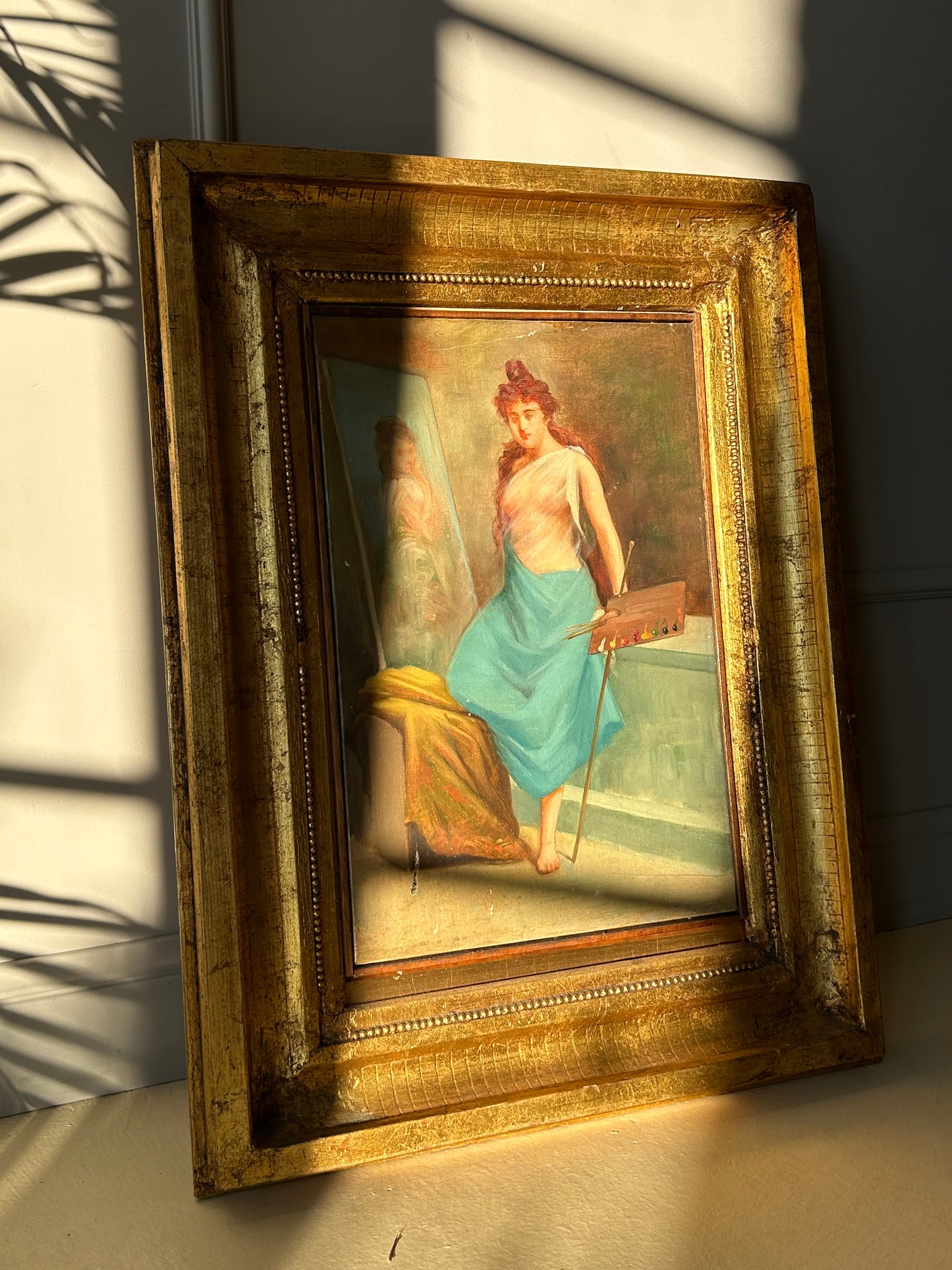 AUTORITRATTO DELLA VENERE. diciannovesimo secolo olio su tela 48x65cm
