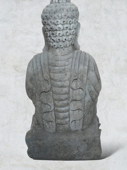 BUDDHA BUNGA CON FIORE DI LOTO pietra di Java